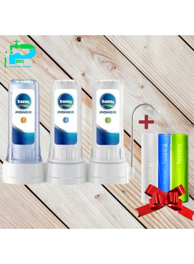 3-Stage Water Filter With 3 Candles